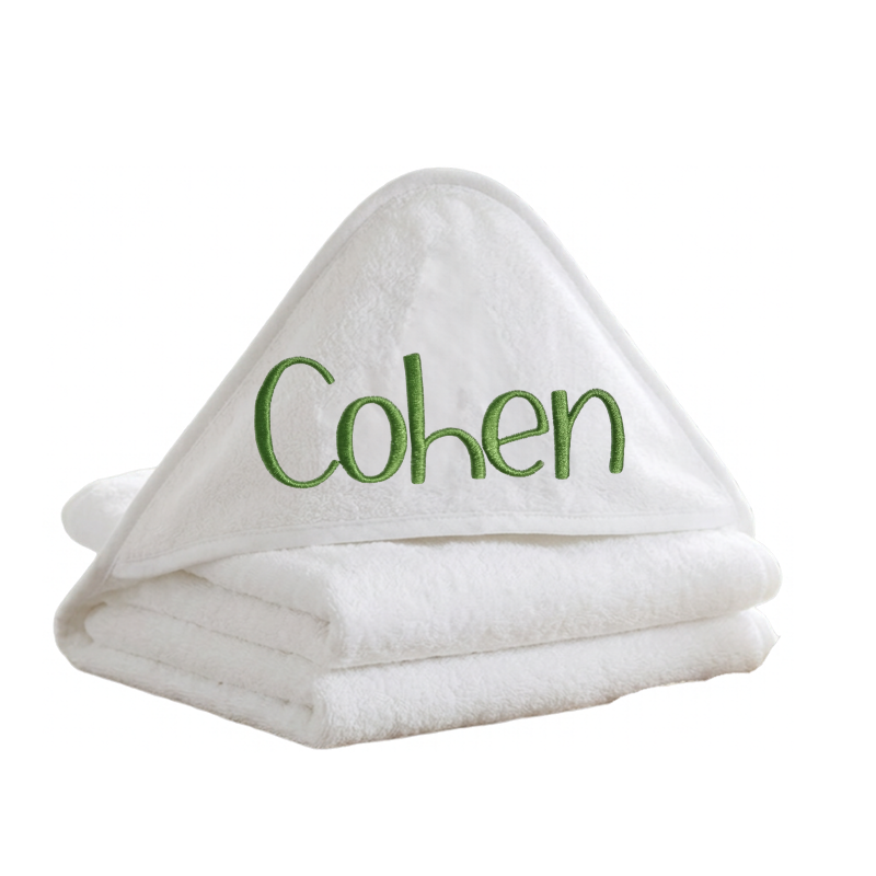 Boy's & Girl's Personalised Hooded Baby Bath Towel