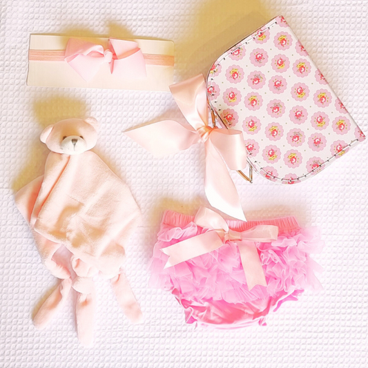 Baby Girl Frilly Pants in Pink Hamper