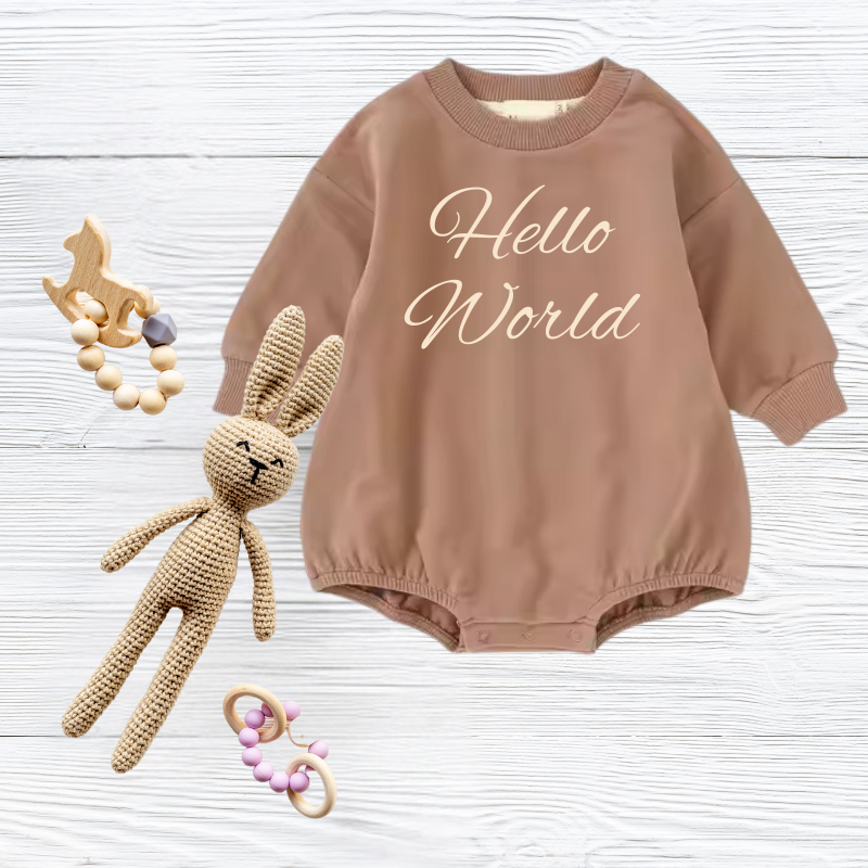 Baby Rompers Sweat Shirt Style