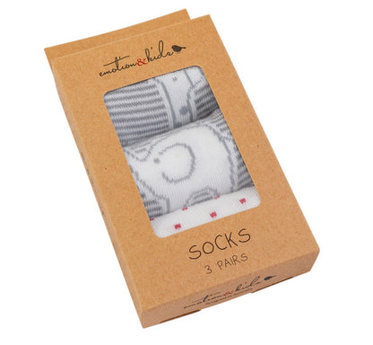 Safari Sock & Bib Set