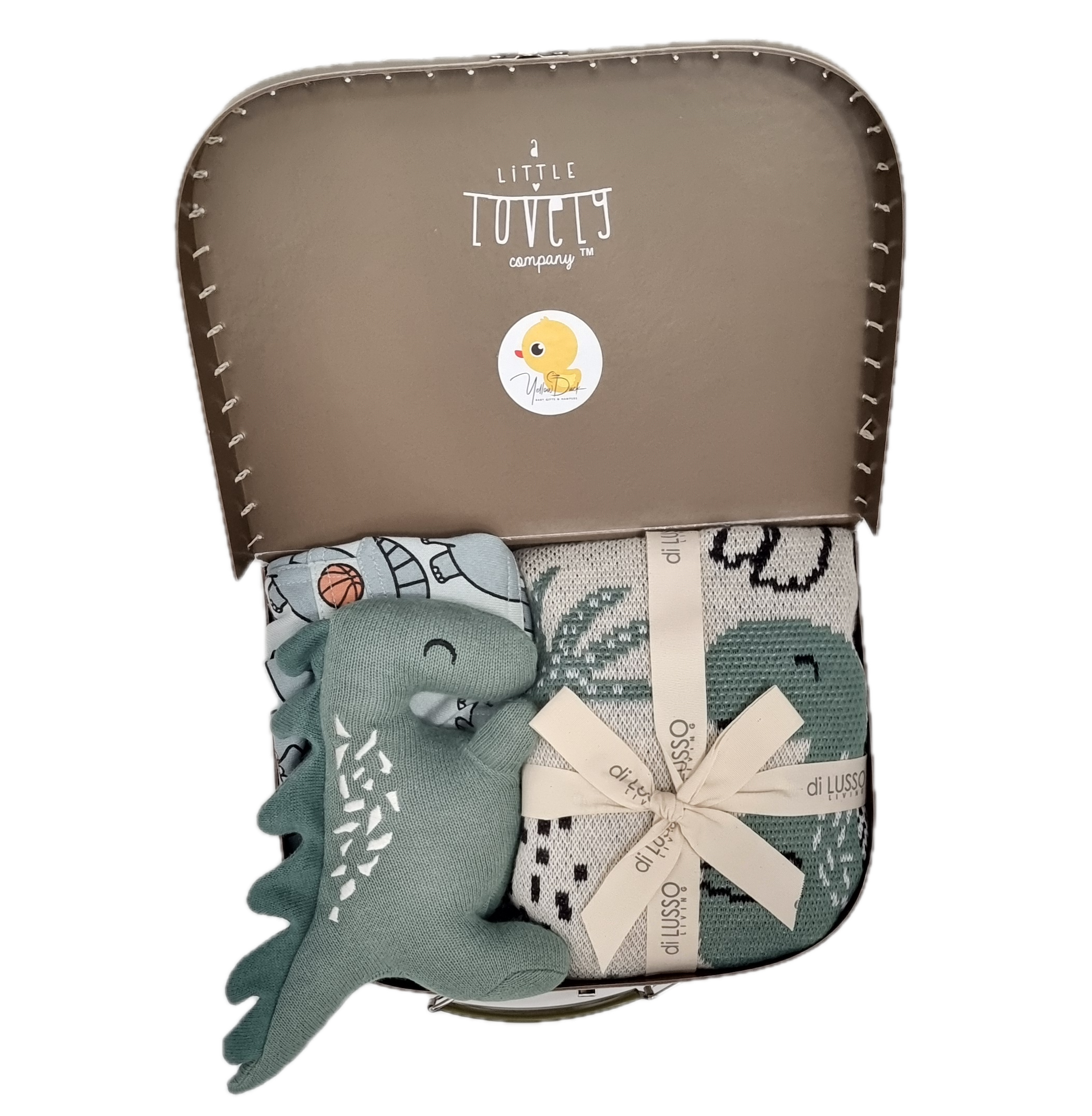 Huxbaby Little Dino Baby Boy Gift Hamper