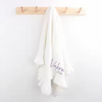 Knitted Baby Blankets Ruffled Edge