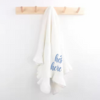 Knitted Baby Blankets Ruffled Edge
