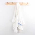 Knitted Baby Blankets Ruffled Edge