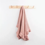 Knitted Baby Blankets Ruffled Edge