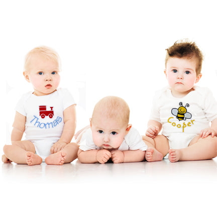 Personalised Baby Body Suits