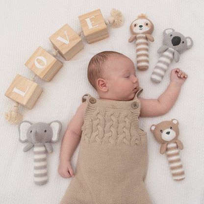 Baby Rattle Knitted Huggable Range