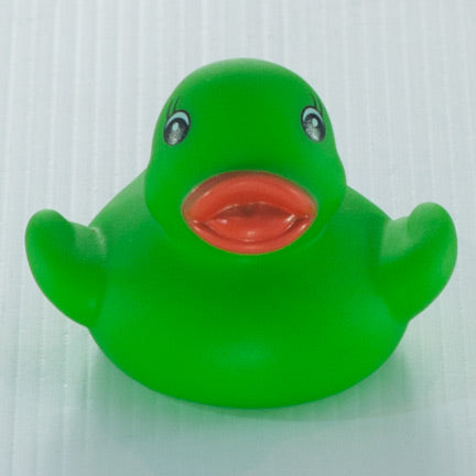green baby bath ducky. baby bath squirter toy duck