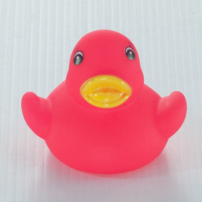 pink baby bath ducky. bath squirter toy