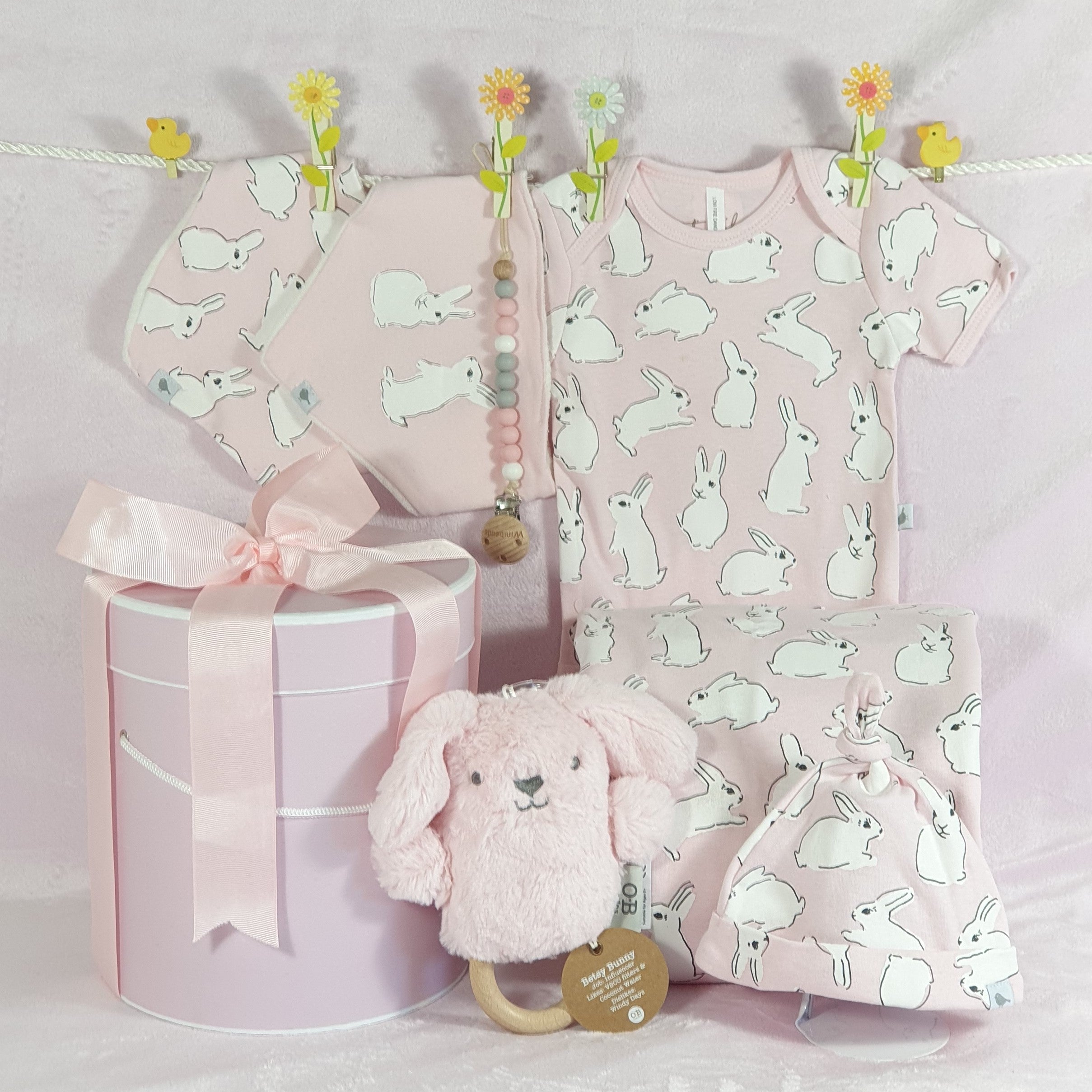Pink Bunny Baby Girl Hamper 