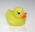 yellow baby bath ducky glow in dark rubber duck