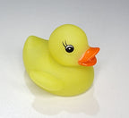 yellow baby bath ducky glow in dark rubber duck