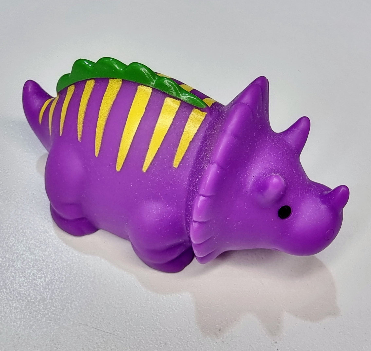 Triceratops baby bath toy