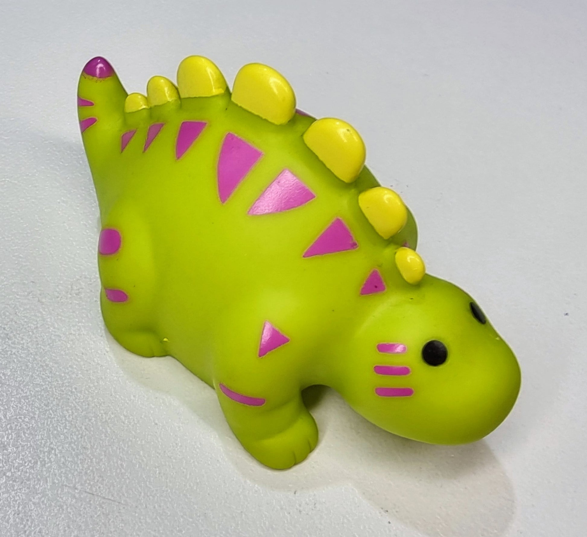 Stegosaurus baby bath toy