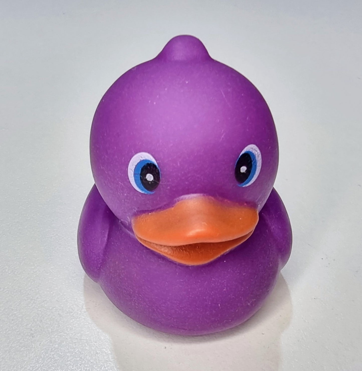Purple chubby style baby bath duck
