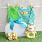 Safari Baby Hamper Leo Lion Baby Hamper Hamper Long Sleeve 0-3 