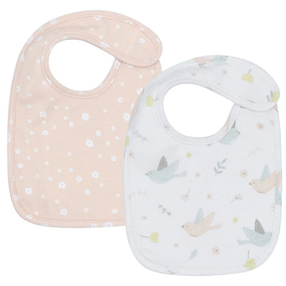 Ava Birds Baby Bibs Girl