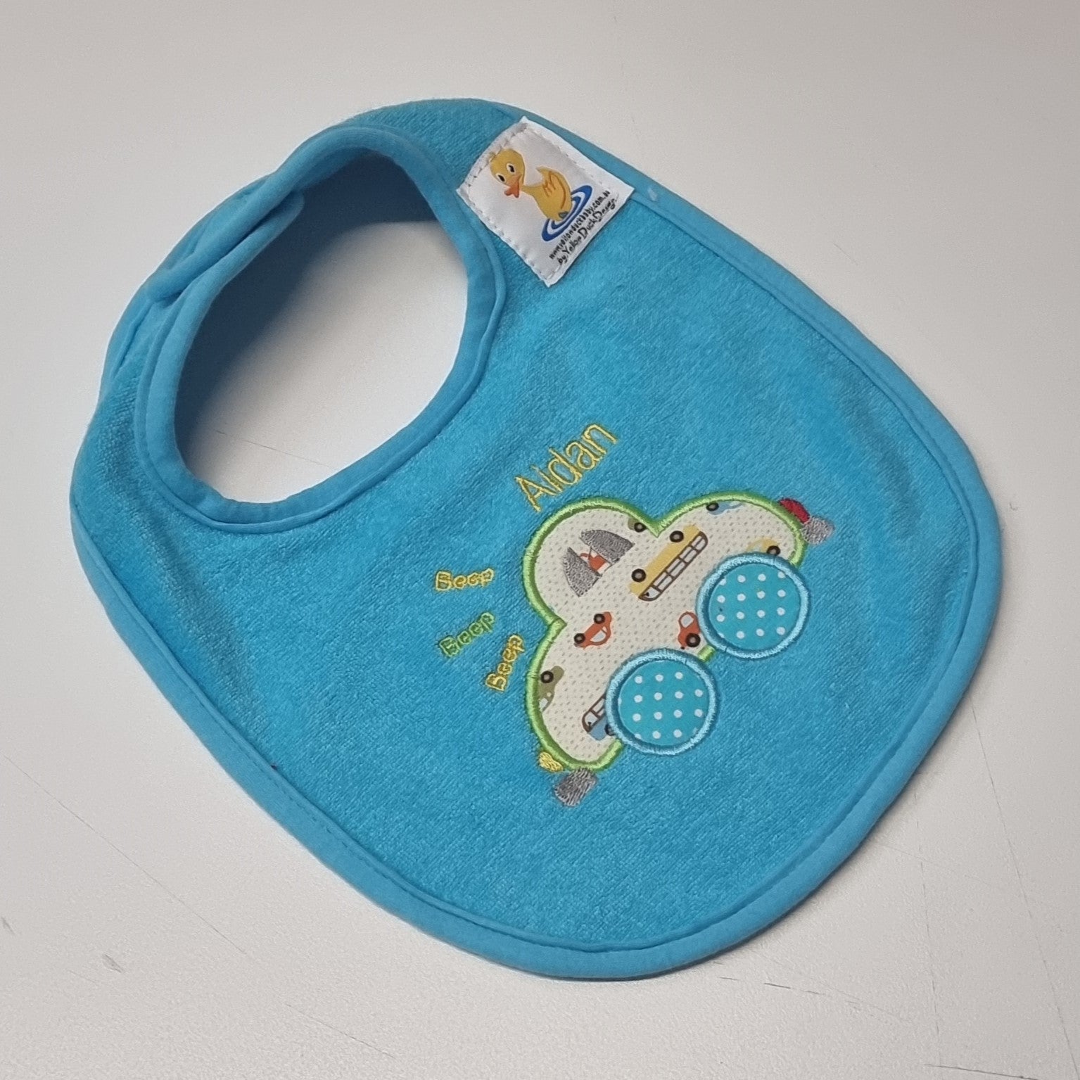 Beep Beep Big Car Baby Bibs