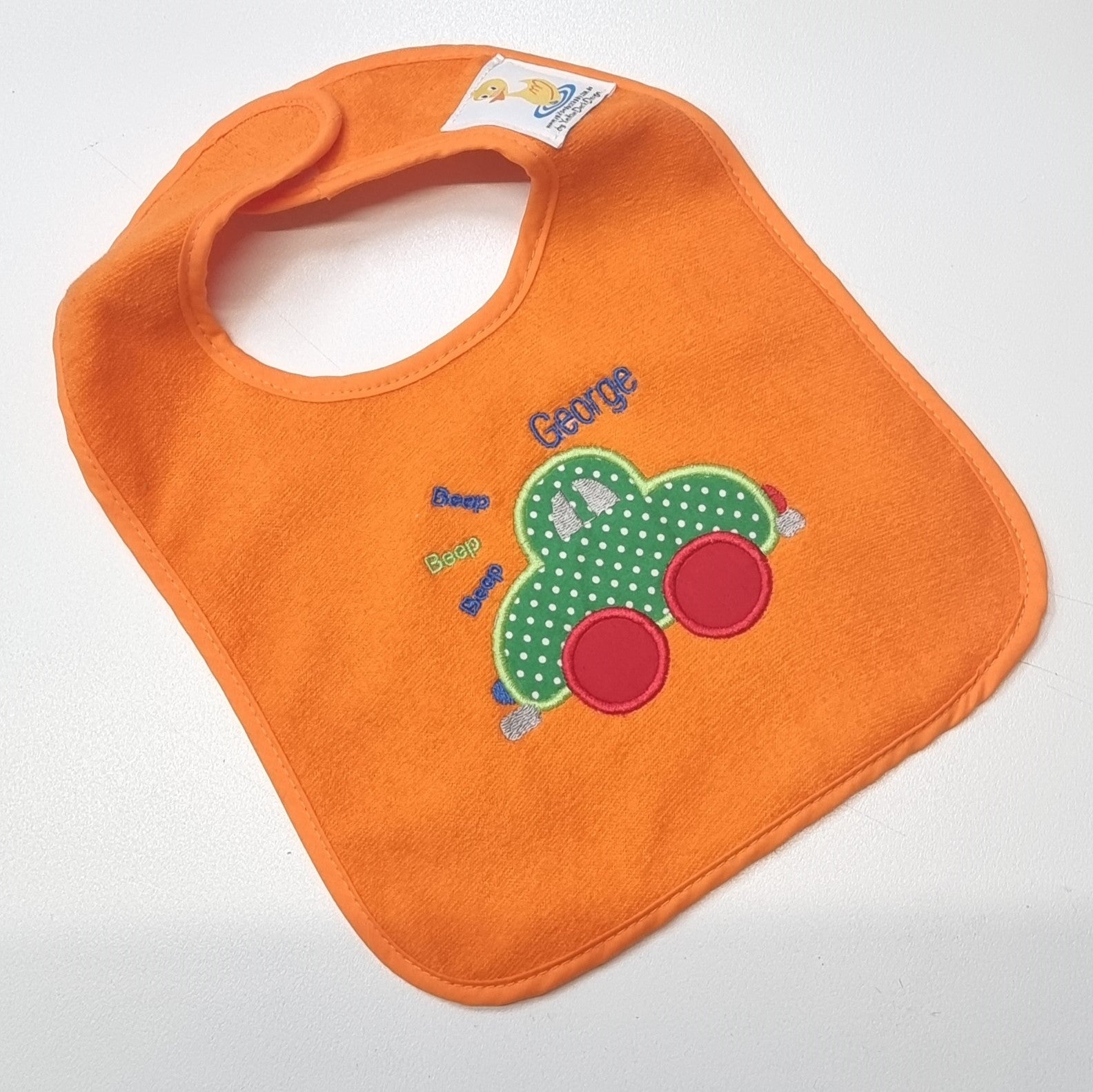 Beep Beep Big Car Baby Bibs