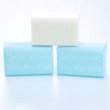 Personalised Goats Milk baby soap