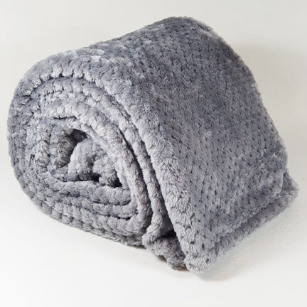 Baby Blanket Popcorn Grey 