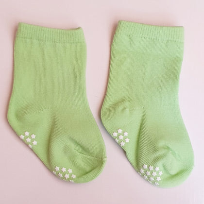 Baby Socks Blue Grip Soles