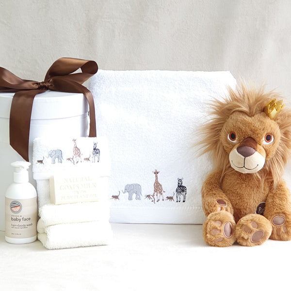 King of the Jungle Personalised Baby Gift hamper