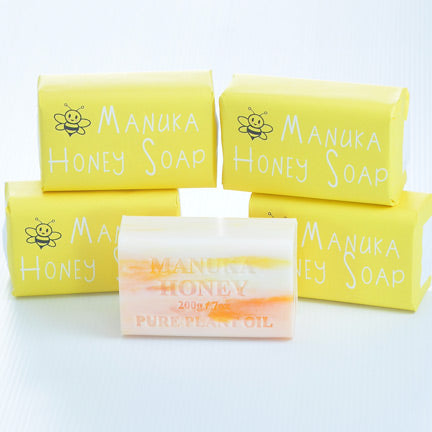 Manuka honey bath soap made in Australia