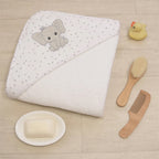 Savanna Neutral Hooded Baby Bath Towel 