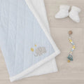 Mason Elephant Sherpa Baby Boy Blanket 