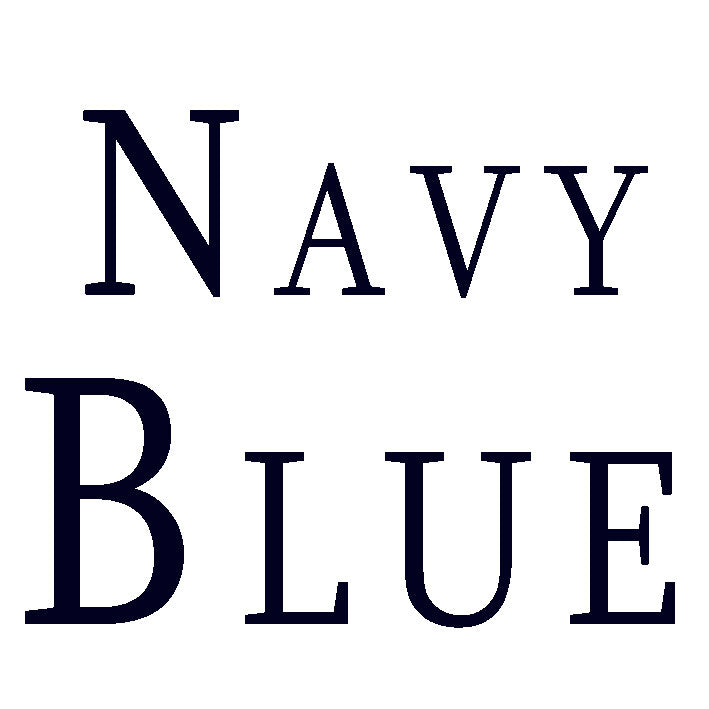 add extra embroidery to your gift navy blue font