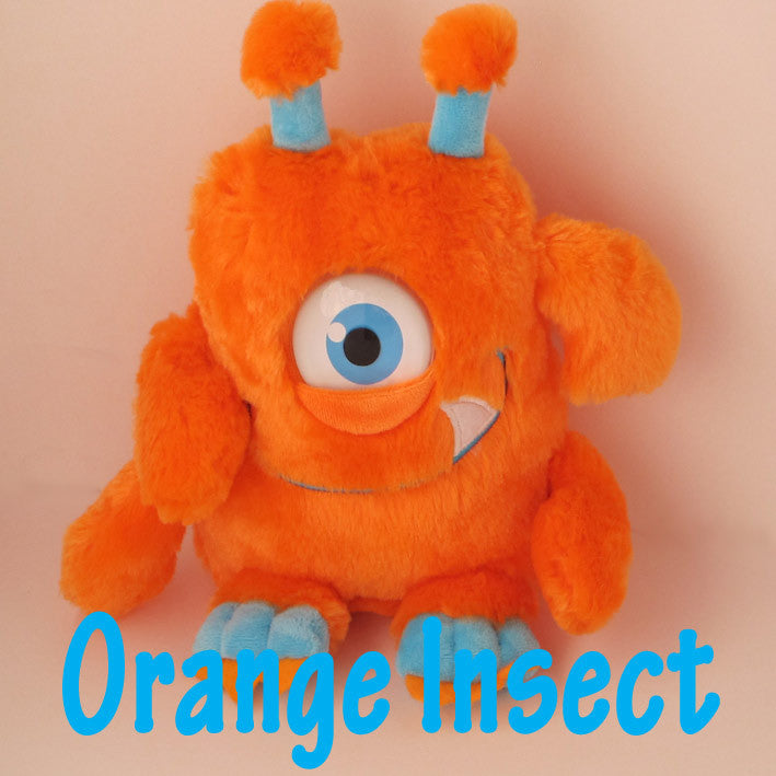 kids talking monster toys orange insect