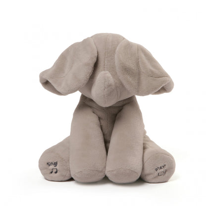 Peek A Boo Elephant Animated Soft Toy