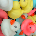 multiple baby bath ducks. Glow in the dark baby bath ducks rubber ducks
