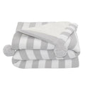 Baby Blanket Sherpa Pom Pom Neutral 