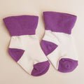 Baby Socks Girls Turnover Purple 