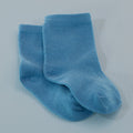 blue newborn baby socks