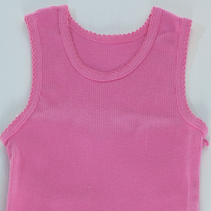baby singlet for girls hot pink