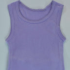 mauve coloured singlet for baby girl