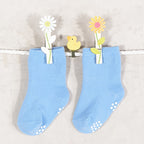Baby Socks Bulk Buy 1-3 Baby Blue Grip Sole
