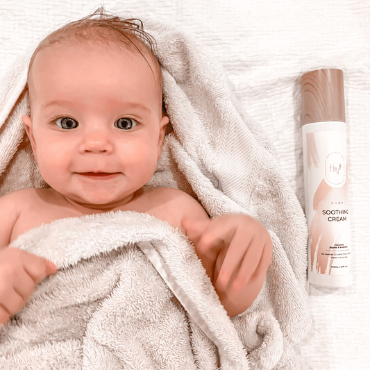 Organic baby skincare baby soothing lotion all natural ingredients made in Australia
