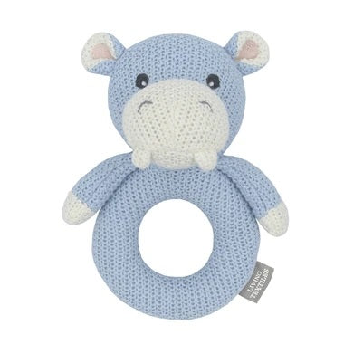 Whimsical Animal Knitted Baby Rattles