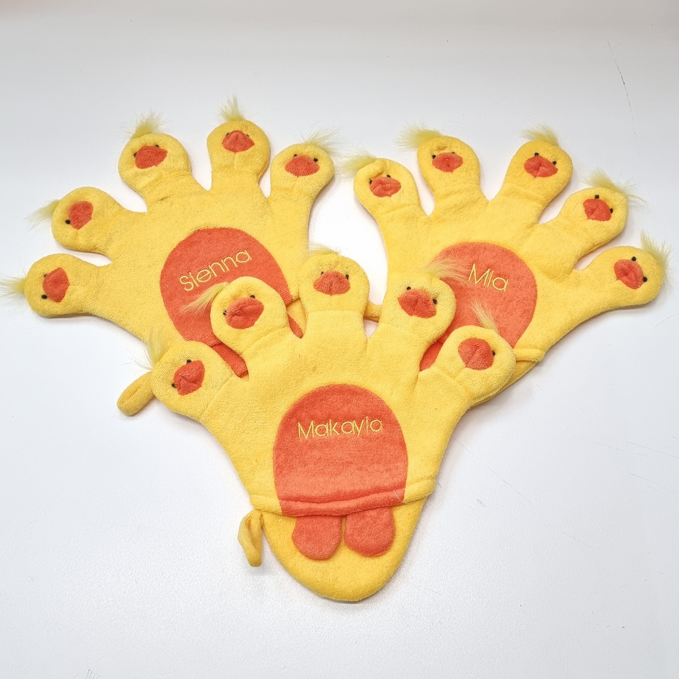Kids Bath Mitts Ducky