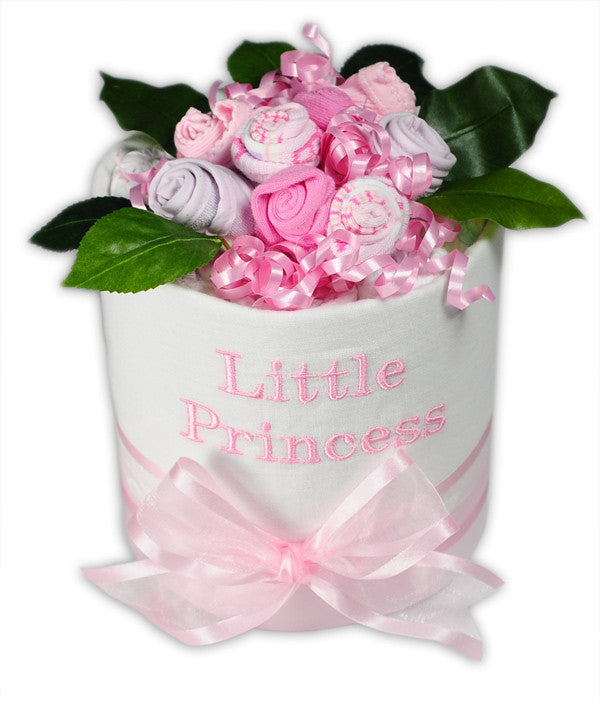 little princess baby nappy cake pink 