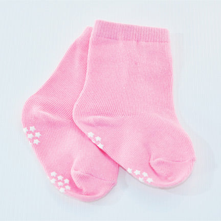 Baby Girl Socks Grip Soles