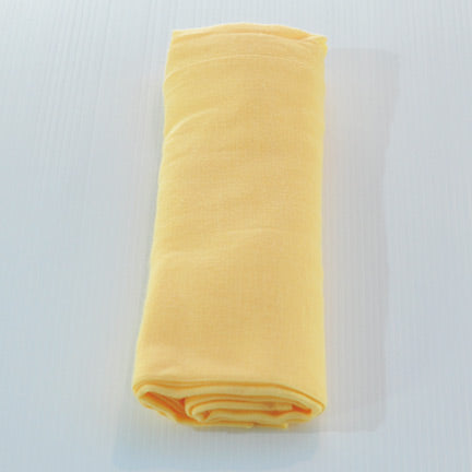 yellow neutral gender baby swaddle blanket
